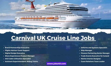 Carnival UK Cruise Line Jobs