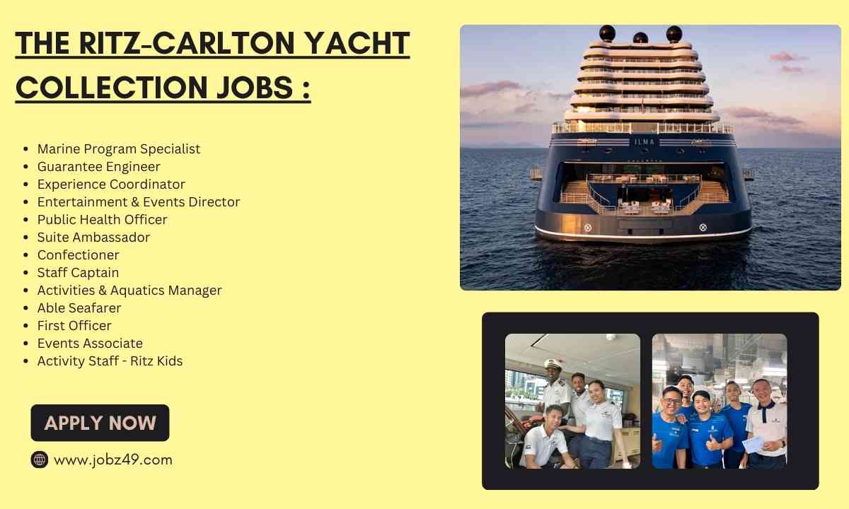 The Ritz-Carlton Yacht Collection Cruise Line Jobs