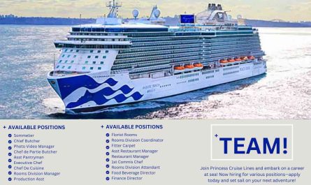 Now Hiring: Exciting Job Opportunities with Princess Cruises